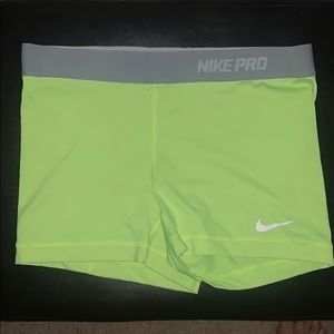 Nike Pro’s Neon Yellow